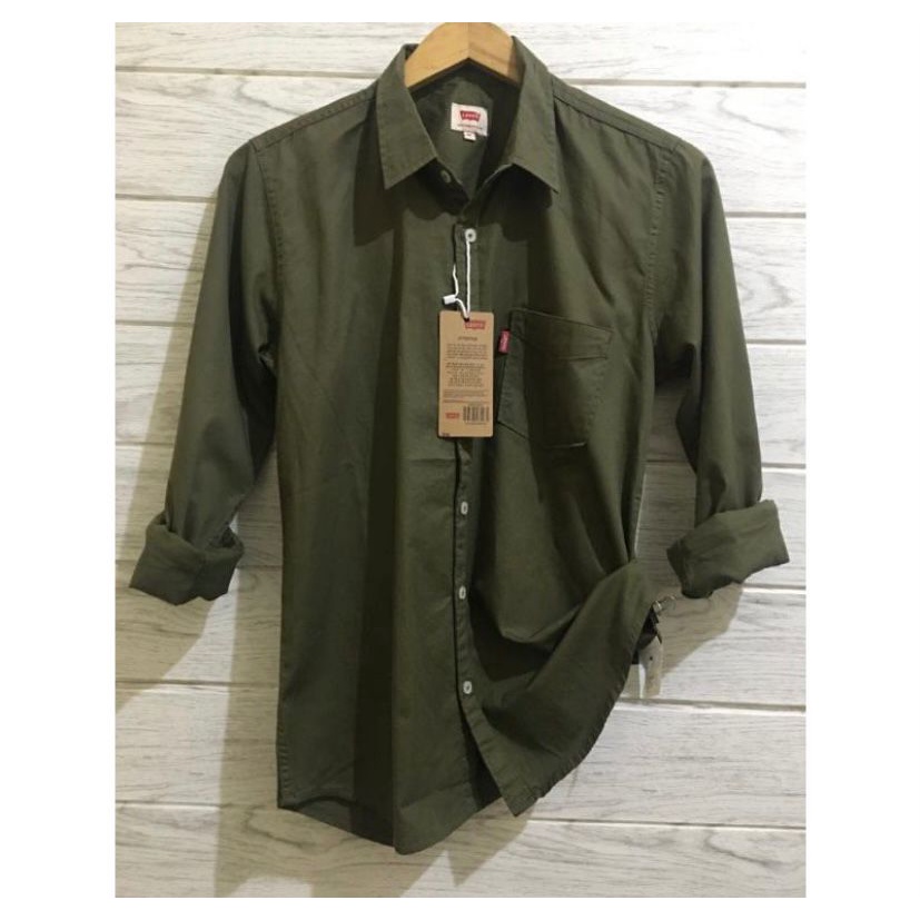 Kemeja Pria Lengan Panjang Polos Kemeja Casual Pria Kemeja Formal Pria Kemeja Distro Terbaru