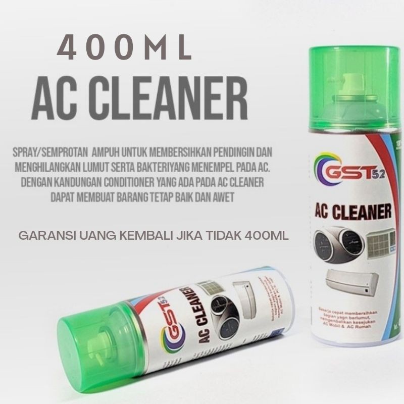 Ac Cleaner GST52 Spray 400ml Pembersih Ac Mobil Rumah Split Evaporator