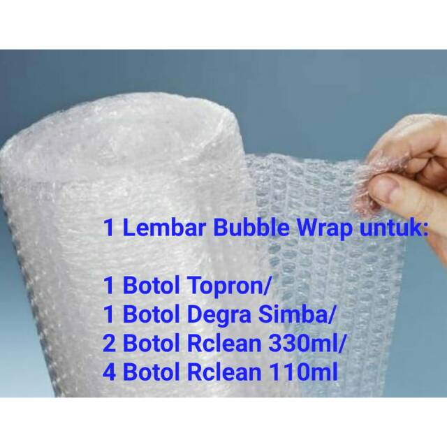 TAMBAHAN PACKINGAN / PENGAMAN PAKET (Bubble Wrap/ Kantong Hitam/ Kardus)