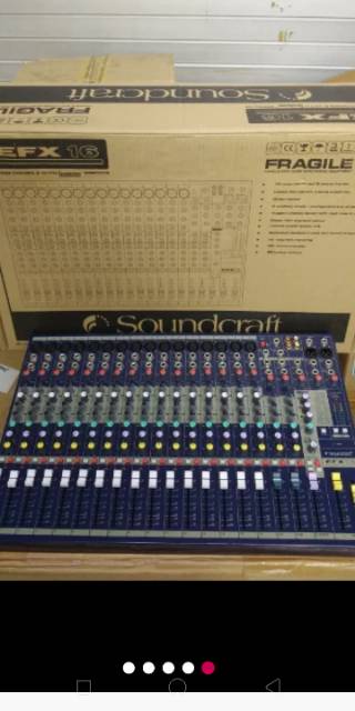 Mixer soundcraft Efx-16 Lexicon Effecst 16channel