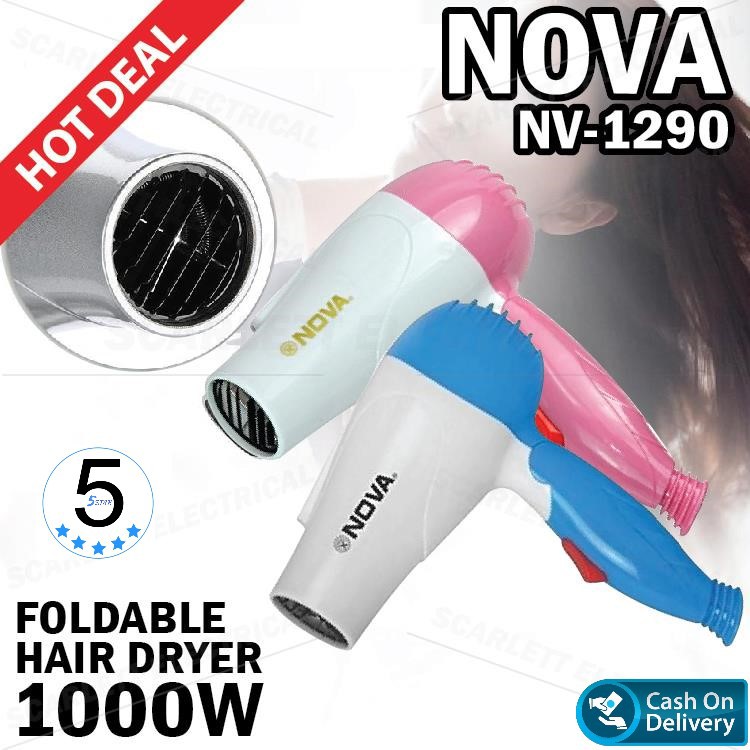PROMO MURAH PENGERING RAMBUT HAIR DRYER NOVA MINI BERKUALITAS TERBAIK
