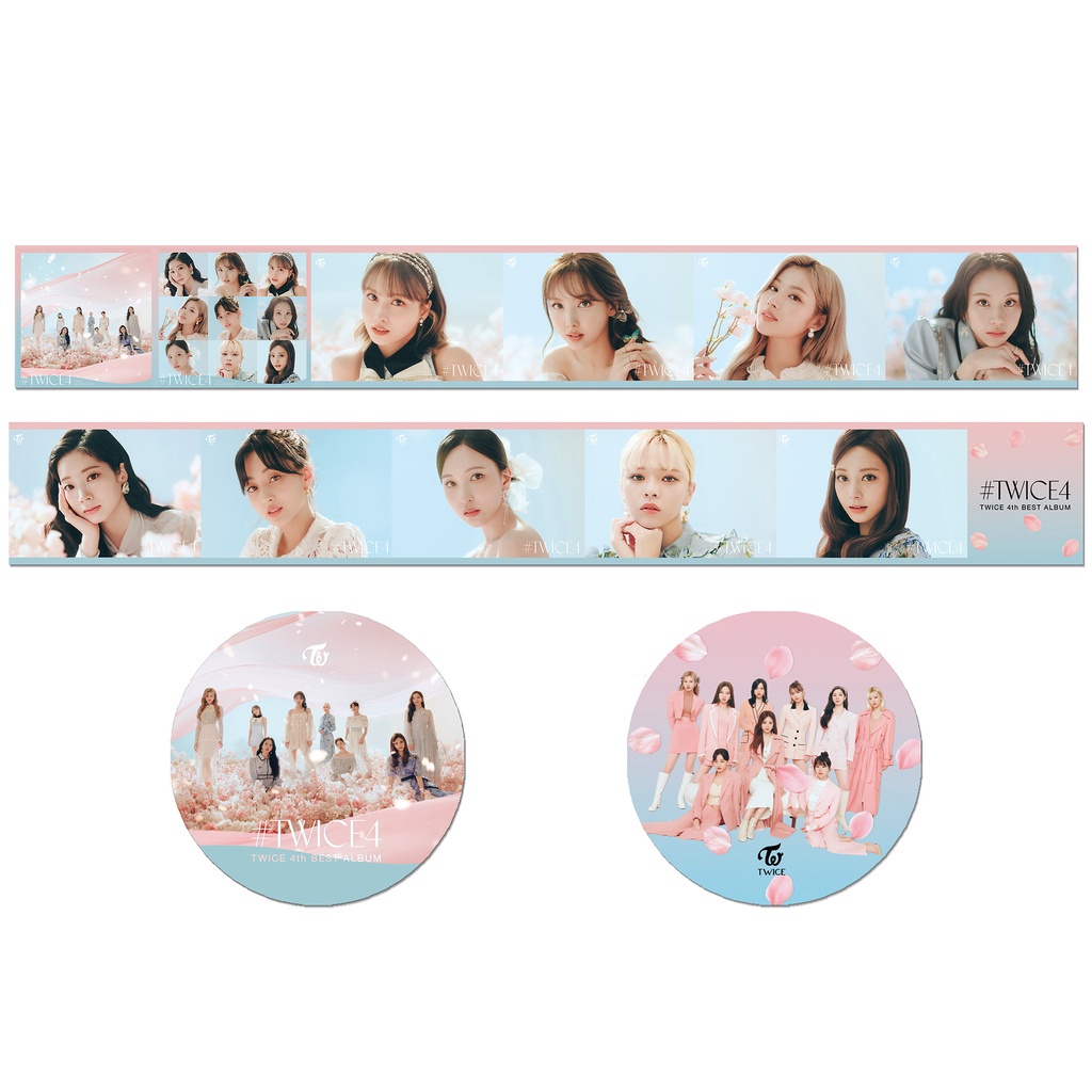 Stiker Washi Tape Motif Kpop Aespa Twice Formula of Love Untuk Dekorasi Album DIY