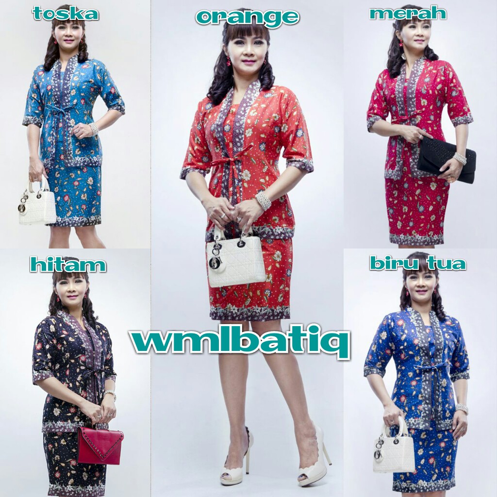 ROK N BLUS DRESS BATIK WANITA KARTIKA BUNGA