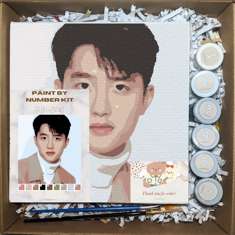 

Paint By Number [D.O. - EXO] | Painting Kit Kanvas | Kit lukis + freebies