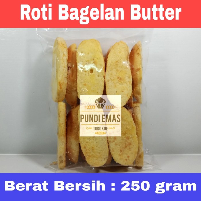 

Roti Bagelen Bandung 250Gr Bagelan Manis Butter Susu Roti Kering Spesial