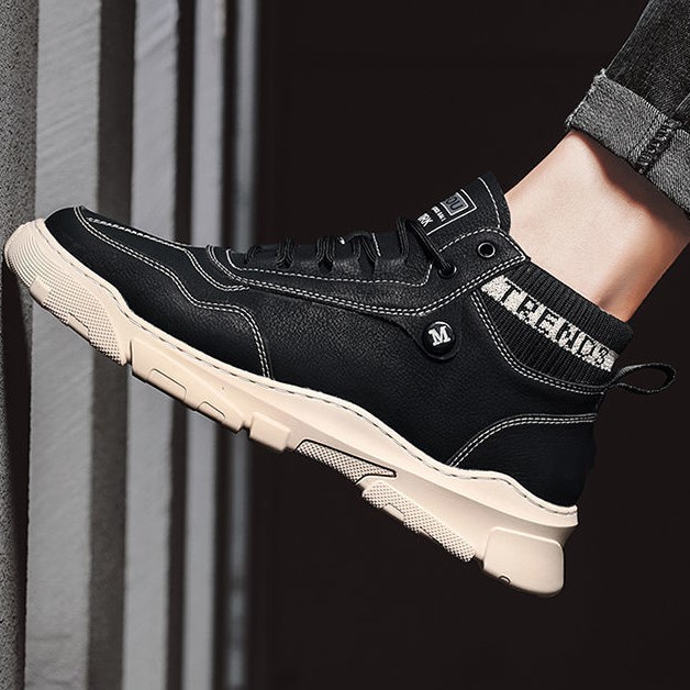 Sepatu Pria Dewasa SFI-1 Terbaru Distro Original Sneakers Pria Import Casual Terbaru Sepatu Tali Gaya Untuk Nongkrong