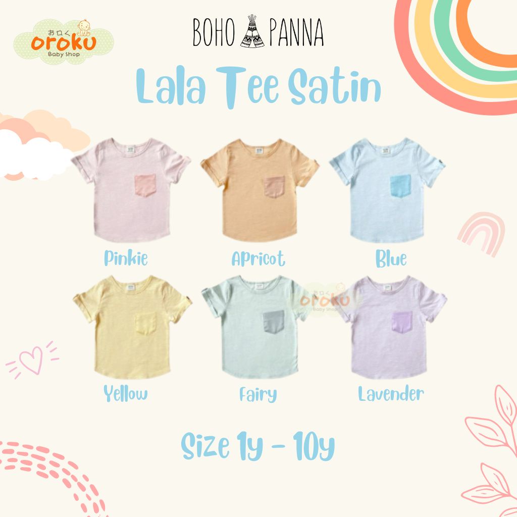 BOHOPANNA LALA TEE SATIN / KAOS ANAK / BOHOPANNA