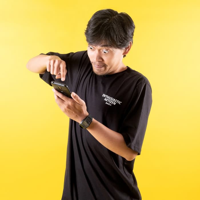 KITC Enthusiastic Netizen Tees - Hitam S
