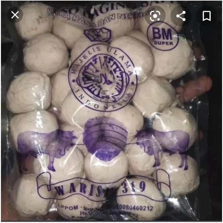 Bakso Warisan BMSuper Isi 50 pcs