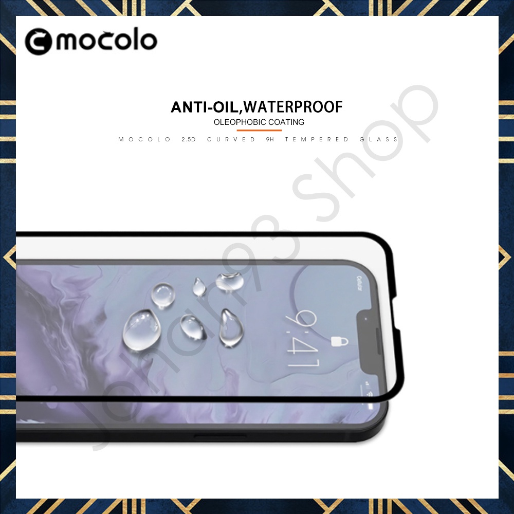MOCOLO Tempered Glass iPhone 13 / 12 / 11 / Pro / Max / X / XS / XS Max Full TG GLASSFILM/SHIELD-3