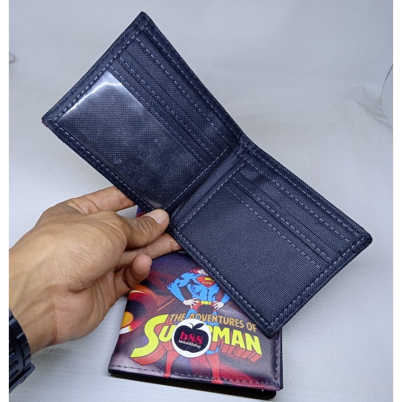 Best Seller Dompet Anak Laki Karakter Superhero Lipat Murah