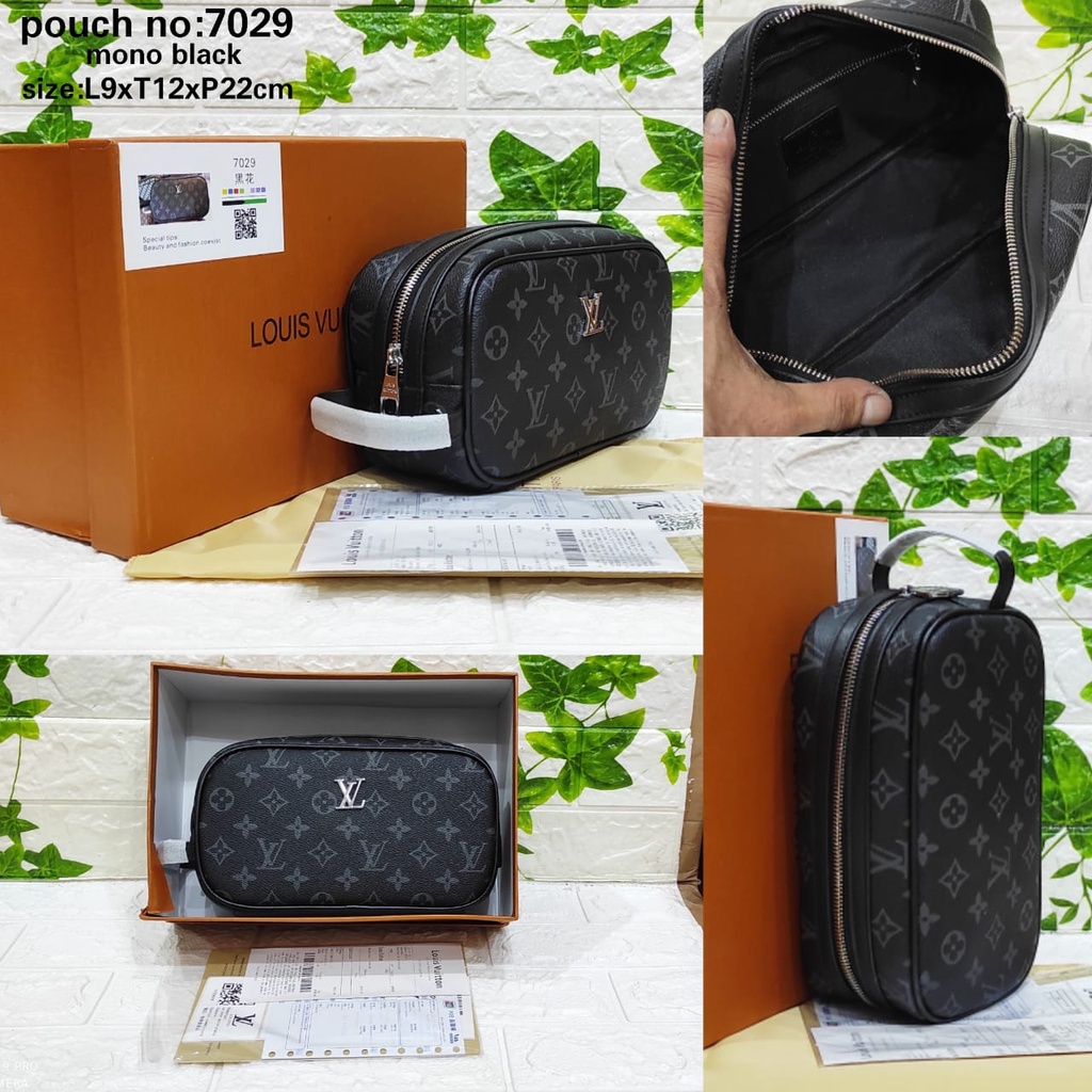 Pouch Leather Quality 66307 / Tas Tangan Pria