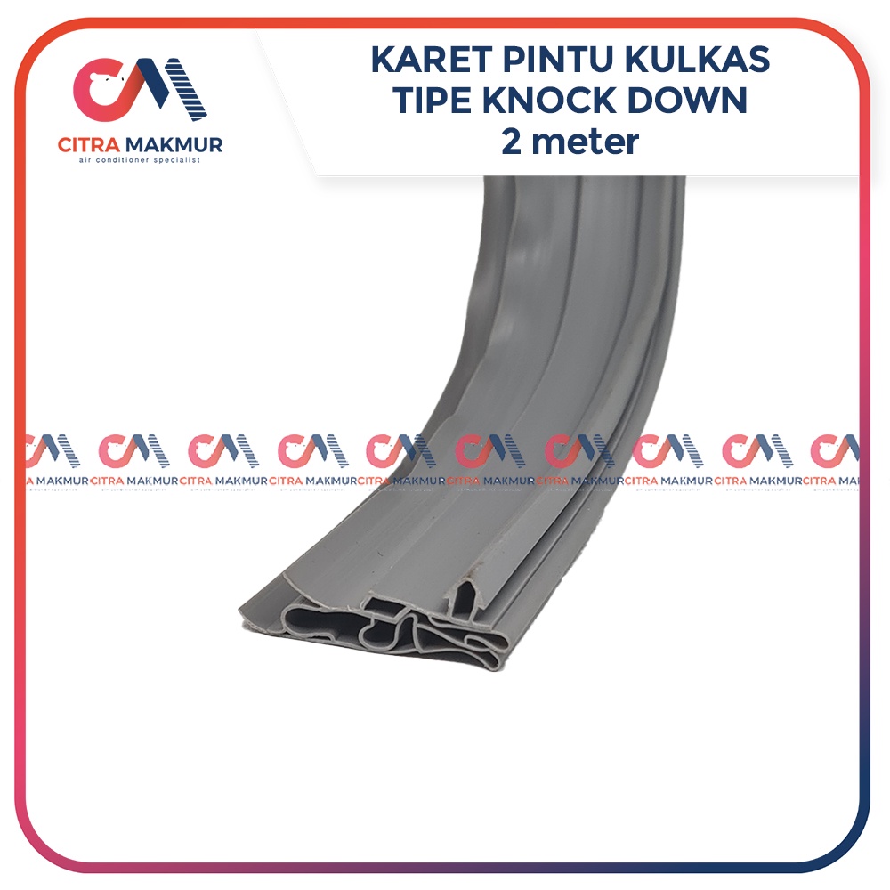 Gasket Karet Pintu Kulkas 1 pintu Knock TUsuk merk LG Freezer baut Samsung belum termasuk Magnet 2 per batang meter