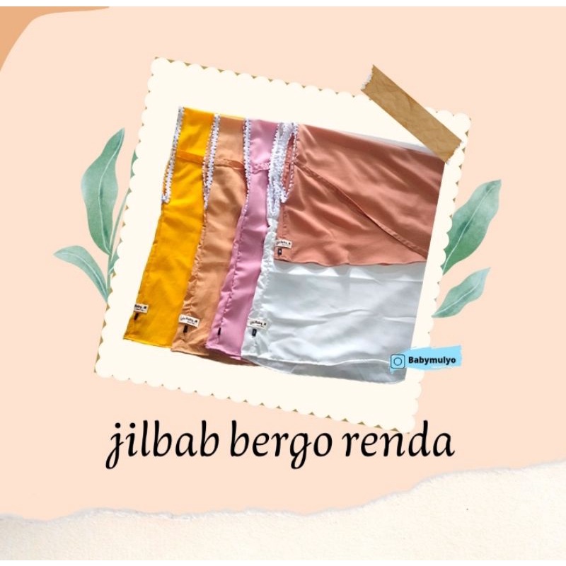 JILBAB BERGO MARYAM KIDS