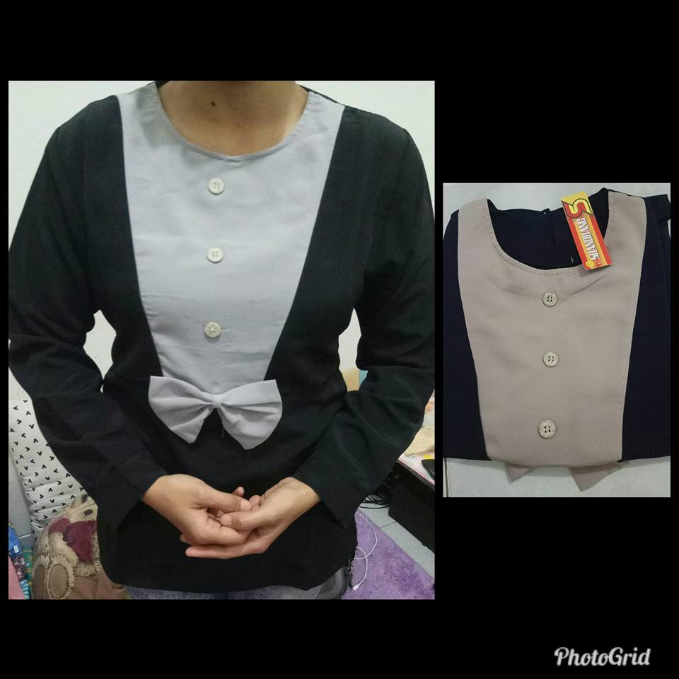 SALE BF17540 Blouse Pita Kancing