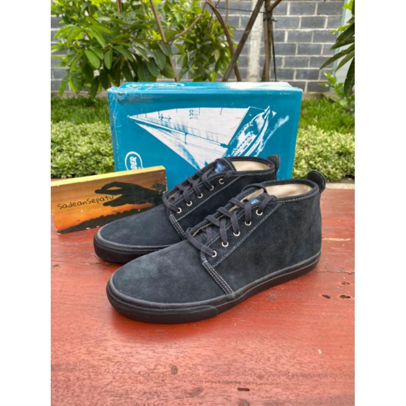 Sperry x YMC Cloud CVO Chukka Black Suede Leather Original New
