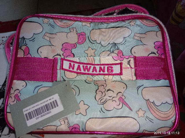Tas Jaring Lunch Box / Bekal / Tempat Makan Aluminium Foil Premium