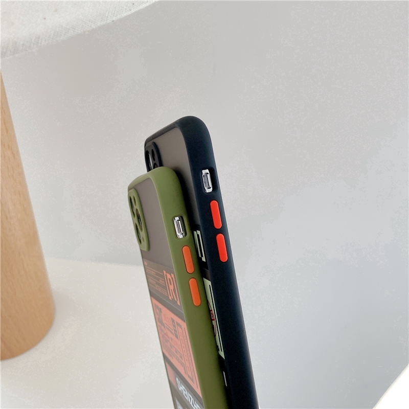 Hard Case Bahan Silikon Warna Matte Untuk Iphone 6 6s 7 8 Plus 11 Pro Max X Xs Max Xr