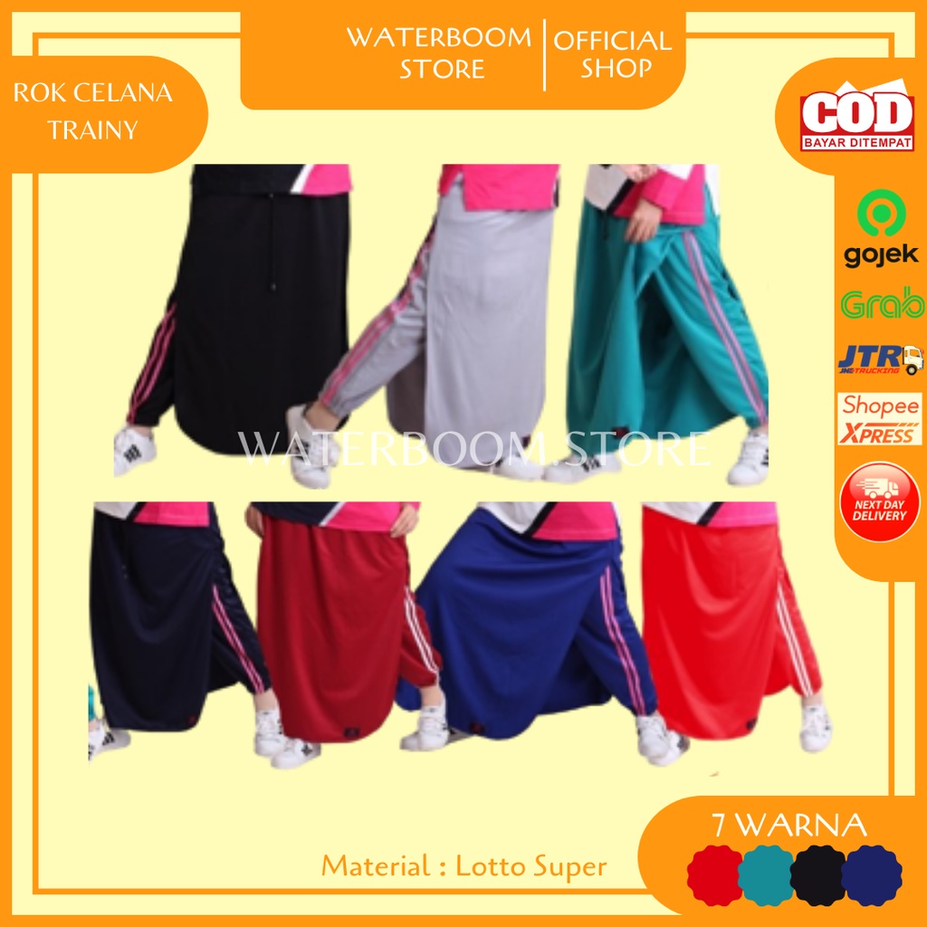 Rocella Rok Celana Trainy - BAWAHAN TRAINING WANITA ROK CELANA OLAHRAGA WANITA REMAJA, DEWASA