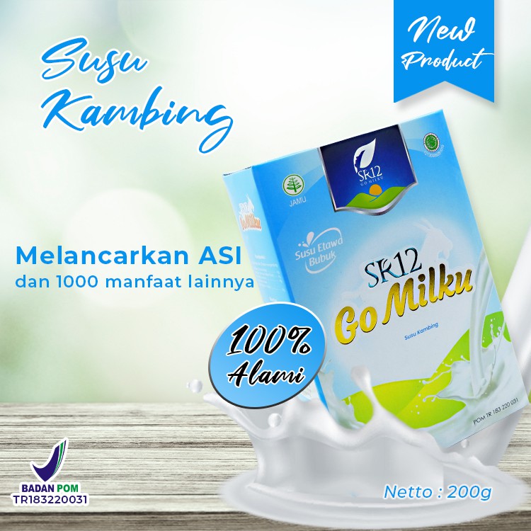 

SUSU GOMILKU SR12 / SUSU KAMBING ETAWA ORIGINAL / SUSU KESEHATAN GOMILK / susu coklat gomilku sr12 200gr