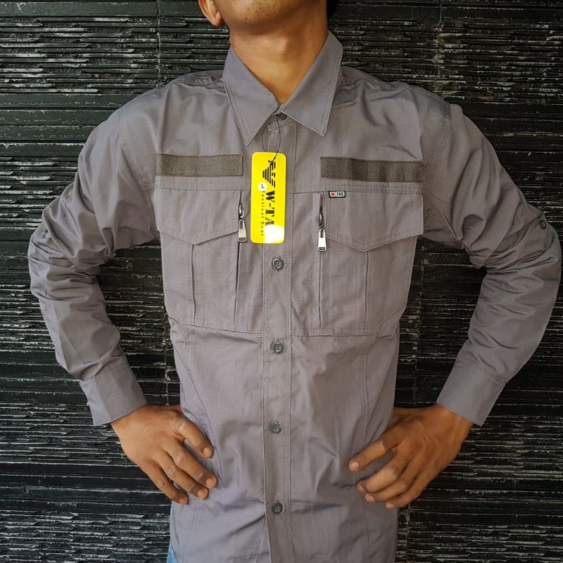 kemeja taktikal terbaru / kemeja tangan panjang taktikal terbaru