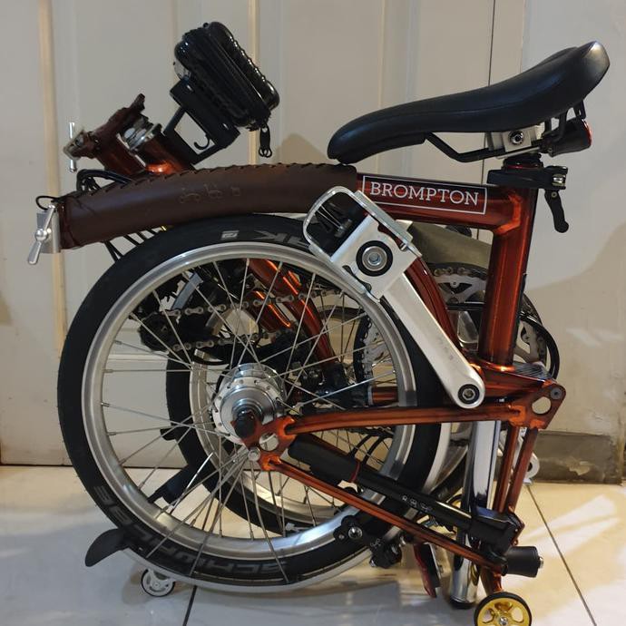 sepeda brompton s 6L flame laquer 2018