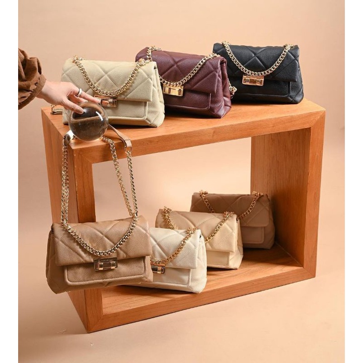 London Bag BLACK VANILLA by Local