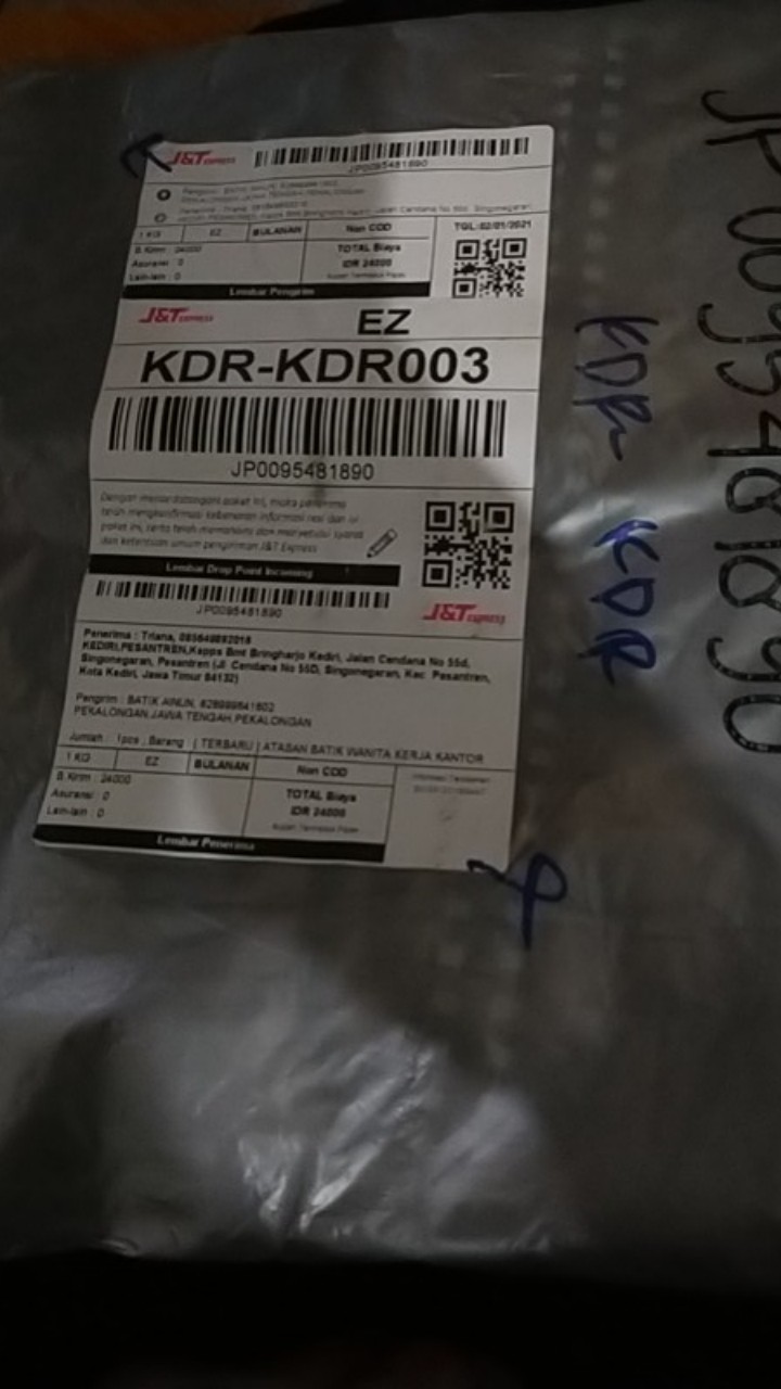 [ Terbaru ] Atasan Batik Wanita Kerja Kantor Ori Shabirah Batiksolo Blouse Blusebatik Batikmodern L