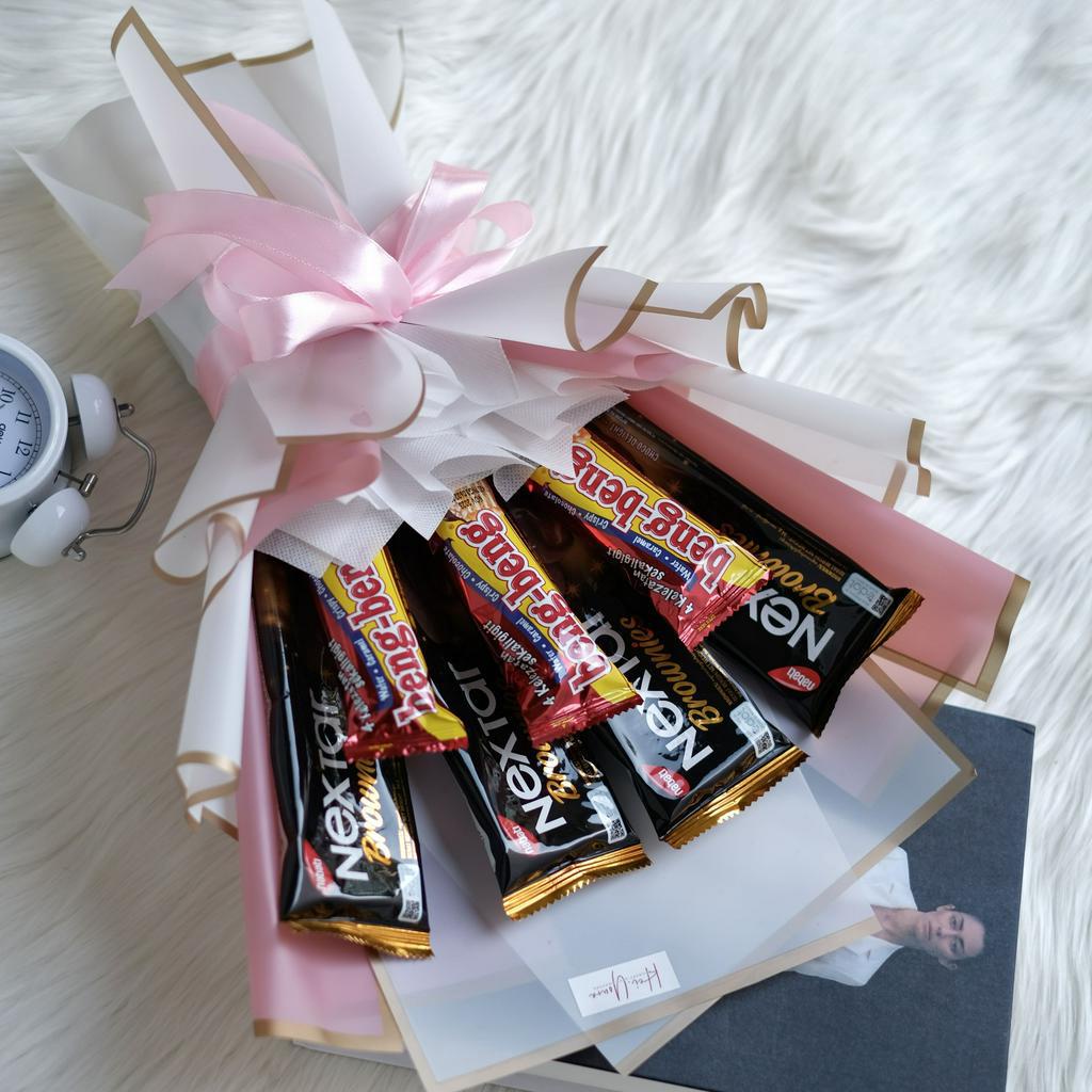 

Buket Snack 004 Buket Hadiah Camilan Bouquet Snack Wisuda Hadiah Ultah