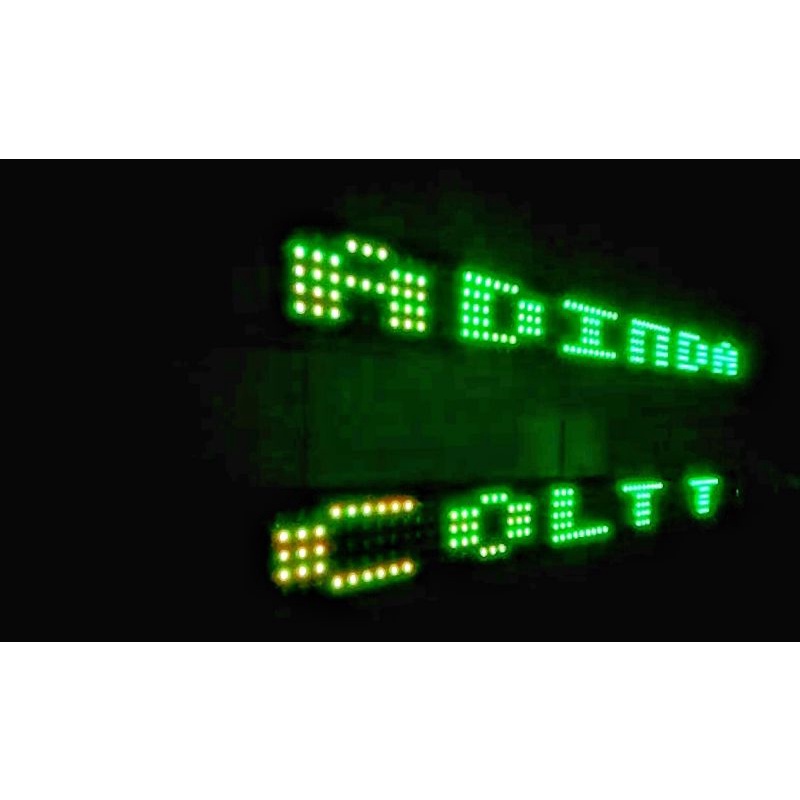 Strobo wave + teks kaca depan untuk L300 12 volt