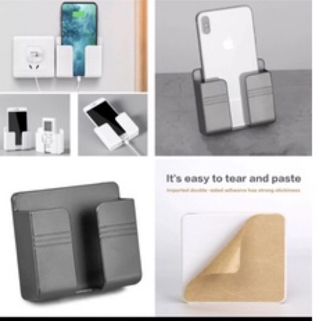 Tempat HP Remote Dinding Holder HP Tempel Dinding