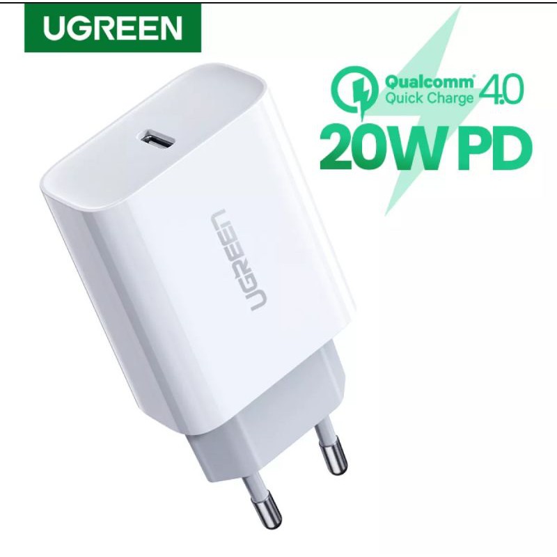 Ugreen Fast Charger iPhone 20w Power Delivery for iPhone 14 13 12 8 11 Pro X XR XS MAX with Cable MFI Fast Charging Original