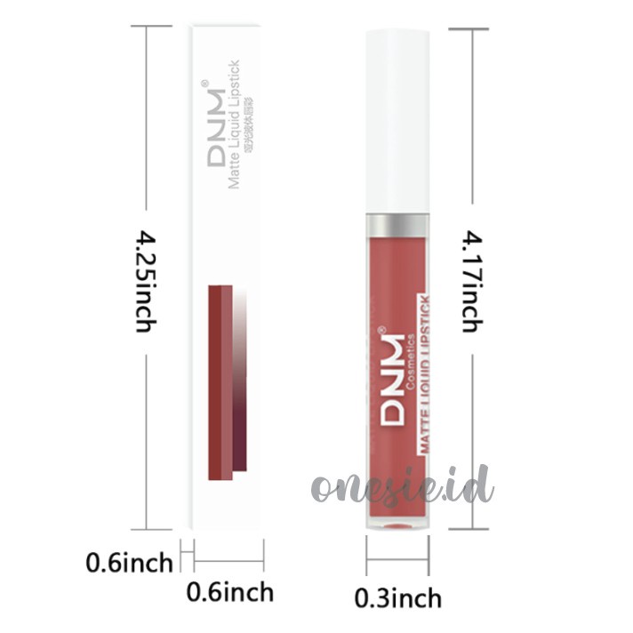 DNM Liquid Lipstik Matte Lipstick Long Lasting Matte 19 Colour Waterproof And Drable LA082