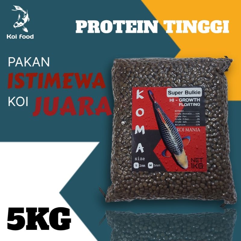 Pakan koi KOMA Higrow 5Kg