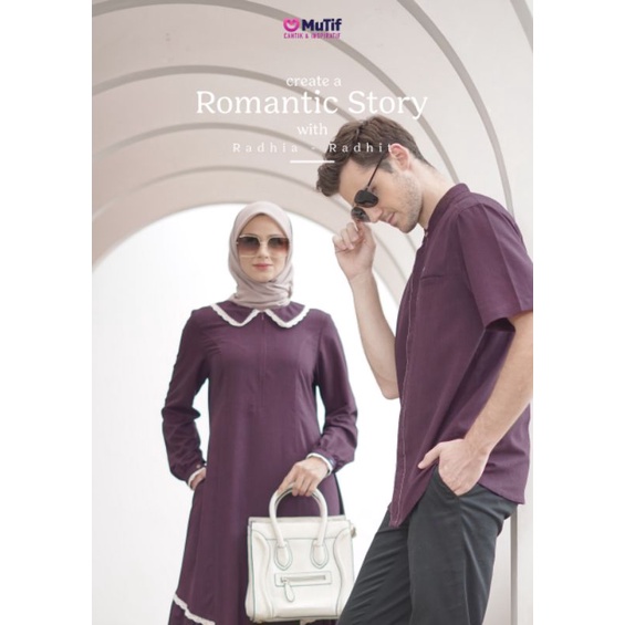 MUTIF COUPLE RADIT &amp; RADHIA BURGUNDY RED RADHIT RADHIA KOKO RADHIT GAMIS RADHIA