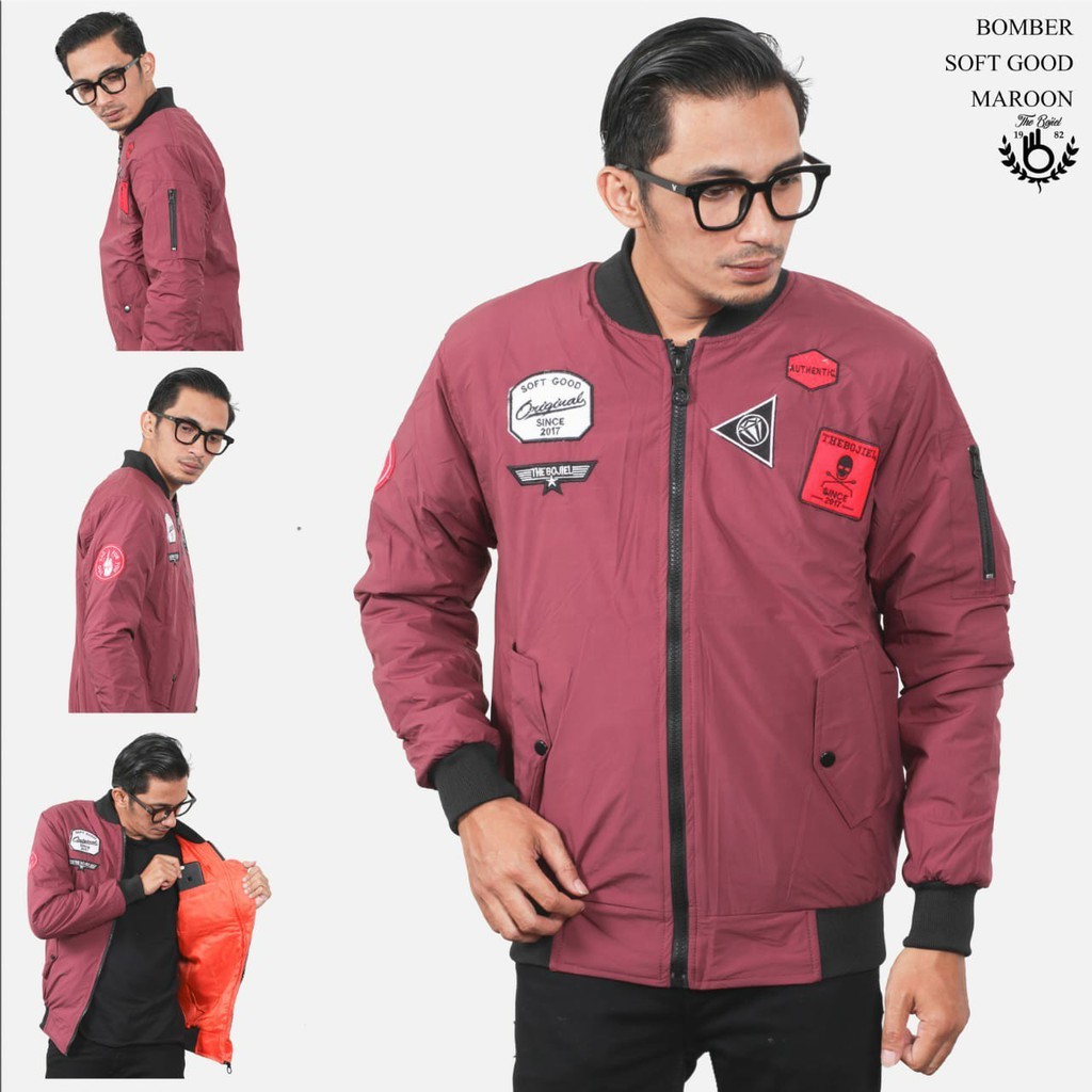 TERBARU!! JAKET BOMBER PILOT/ JAKET PRIA BOMBER SOFT GOOD