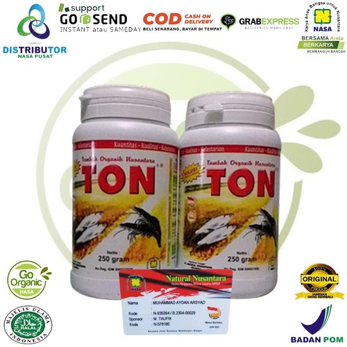 TON NASA VITAMIN UDANG | PUPUK TON NASA | PUPUK ORGANIK PENYUBUR TAMBAK UDANG | TONK