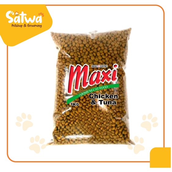 makanan kucing maxi cat food 1kg