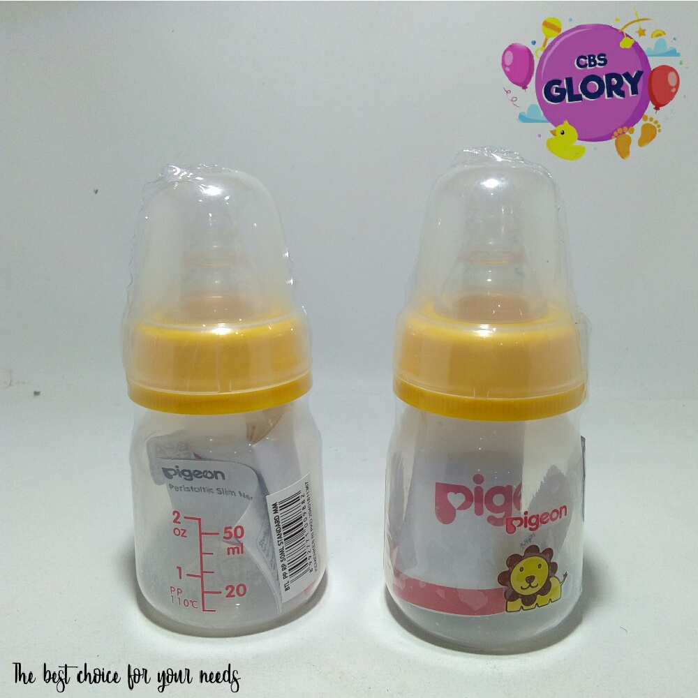 Pigeon Botol Susu Bayi Peristaltic Niple atau Botol Dot Anti Sedak Aman Untuk Bayi Baru Lahir (Newborn)