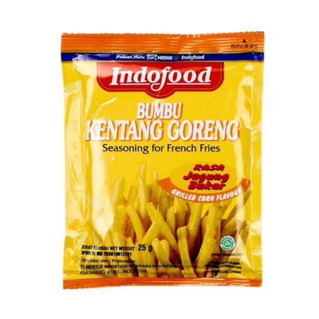 

Bumbu Kentang Goreng Indofood Jagung Bakar 25gr