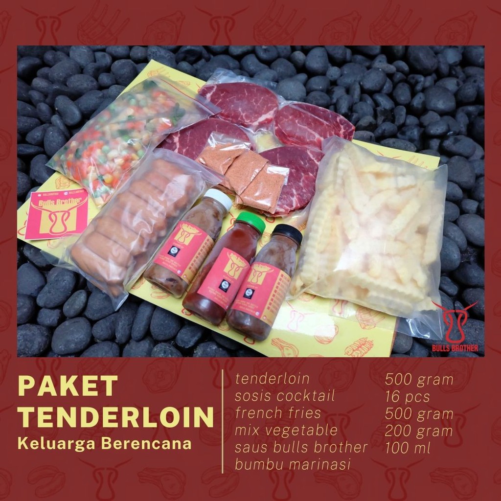 

PAKET STEAK TENDERLOIN LENGKAP