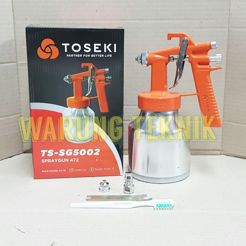 TOSEKI TS-SG5002 SPRAY GUN LOW PRESSURE 472 - ALAT SEMPROT CAT TABUNG BAWAH MODEL SAGOLA 600 cc