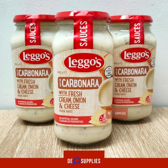 

Leggos Carbonara Pasta Sauce 490gr - Saus Pasta Leggo's Karbonara AUS