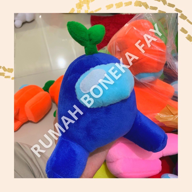 Boneka among us duduk crew slush lucu lembut ( yg Viral Di TikTok )