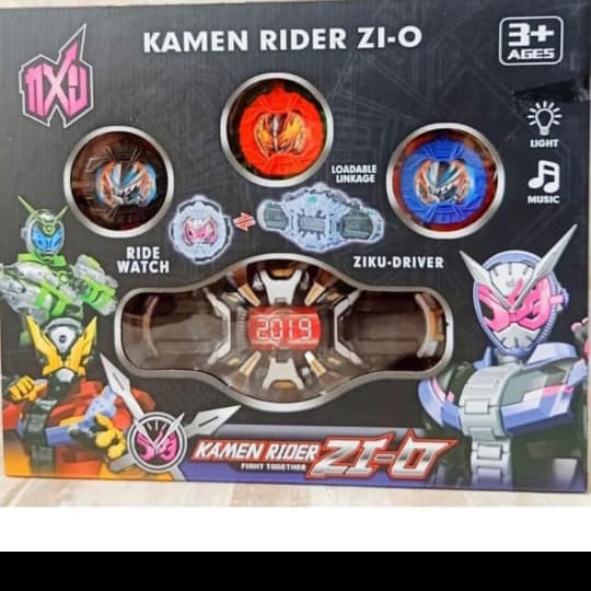 IH590 mainan sabuk kamen rider zi o mainan kamen rider - Dengan Baterai