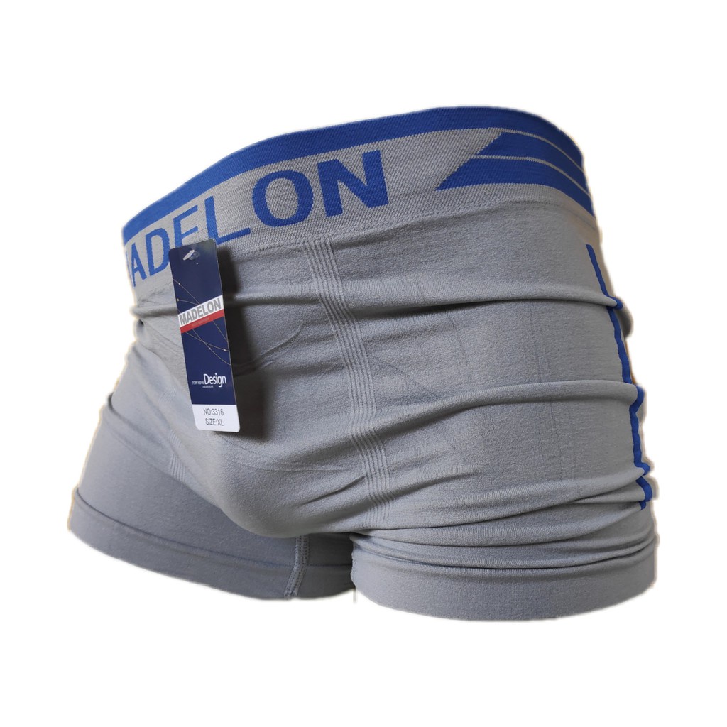 Celana Dalam BOXER Pria Mdelon 3316 Bahan Rajut Super LEMBUT / CD Sempak Pria IMPORT