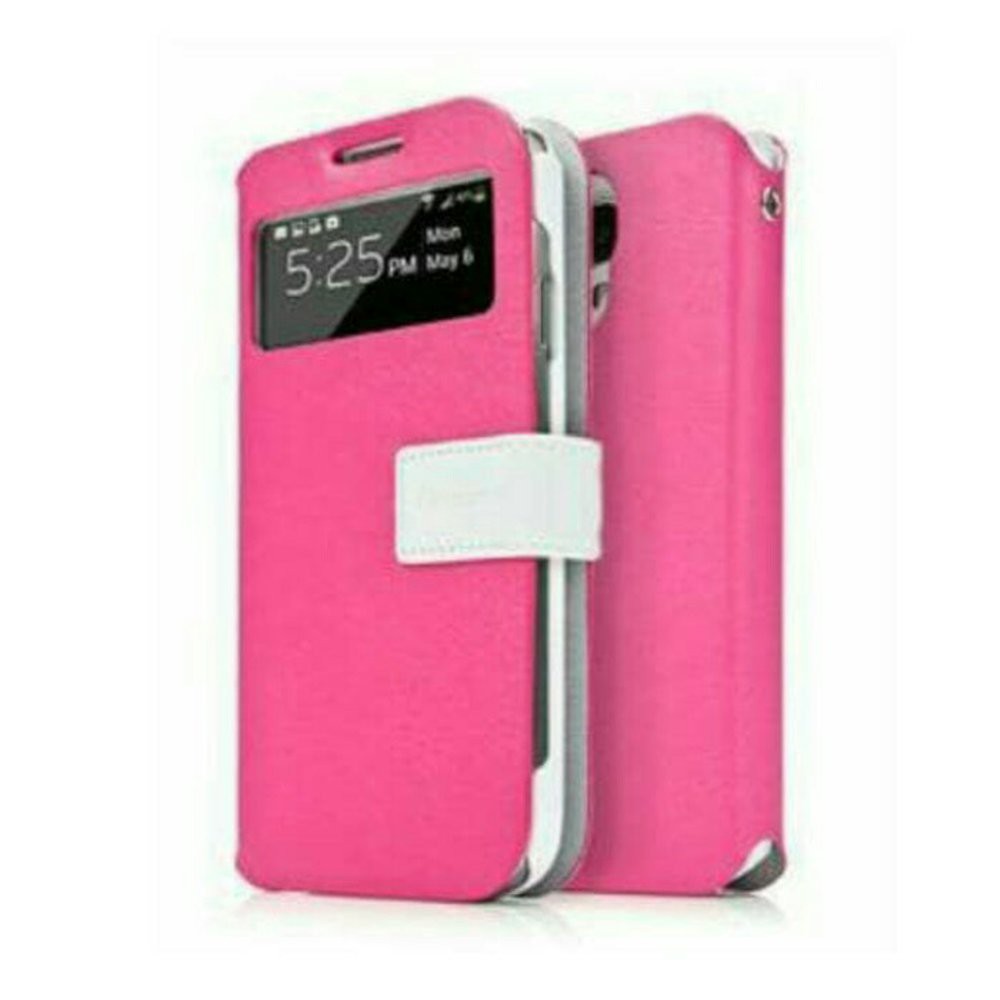 AKSESORIS HP MURAH CAPDASE Smart Folder Sider iD Belt Samsung Galaxy S4 - Pink White