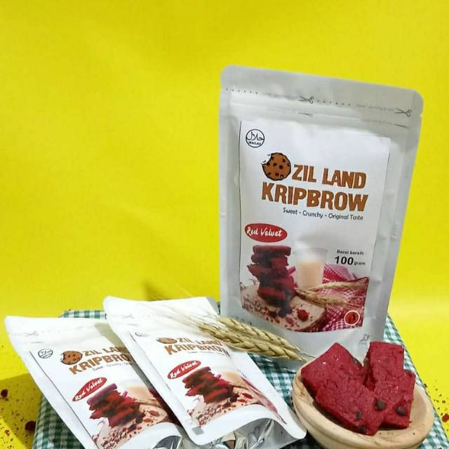 

keripik brownies rasa redvelvet 30g