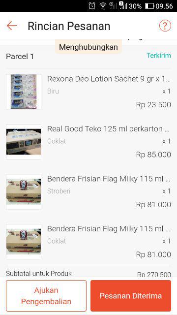 Real Good Teko 125 Ml Perkarton Isi 40 Pcs