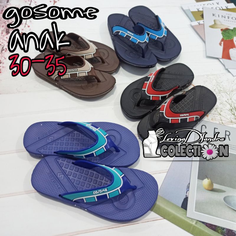 SANDAL JEPIT KARET GOSOME ANAK 30-35